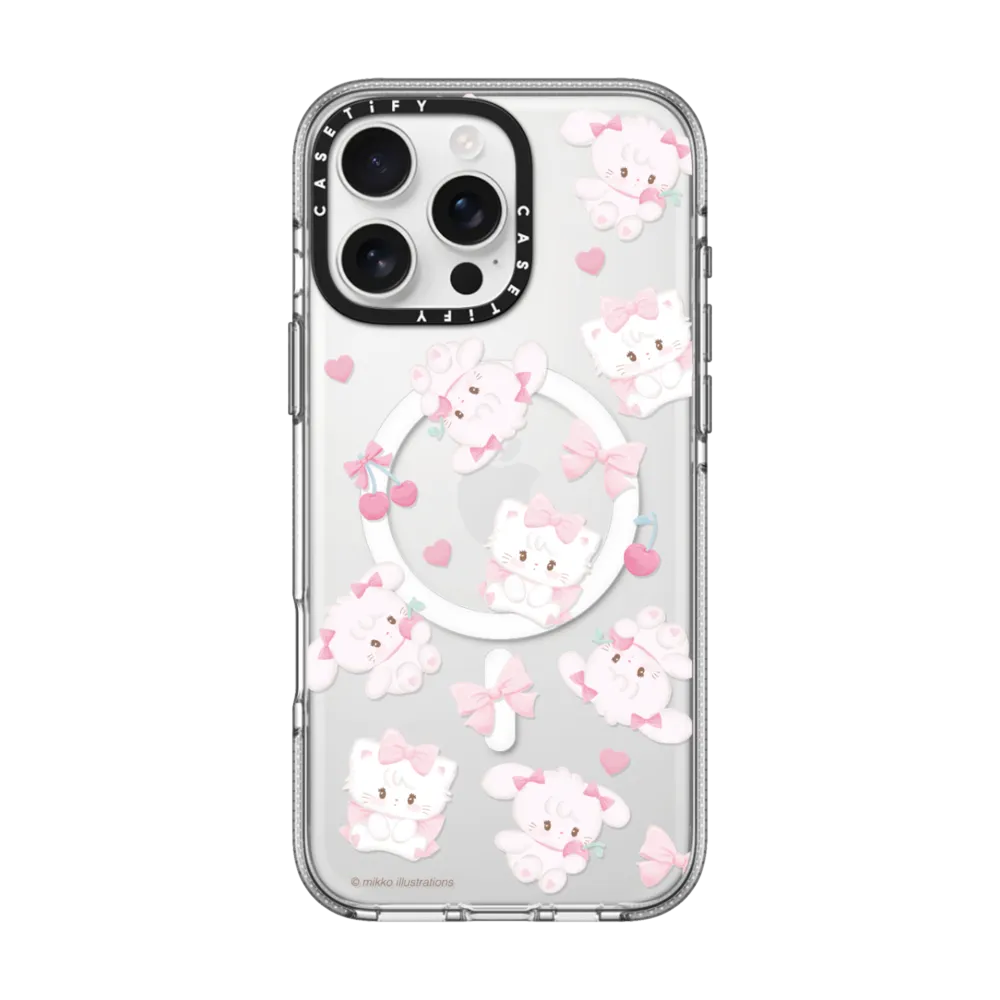 CASETiFY X Mikko illustrations Ice Crystal Clear Shockproof with