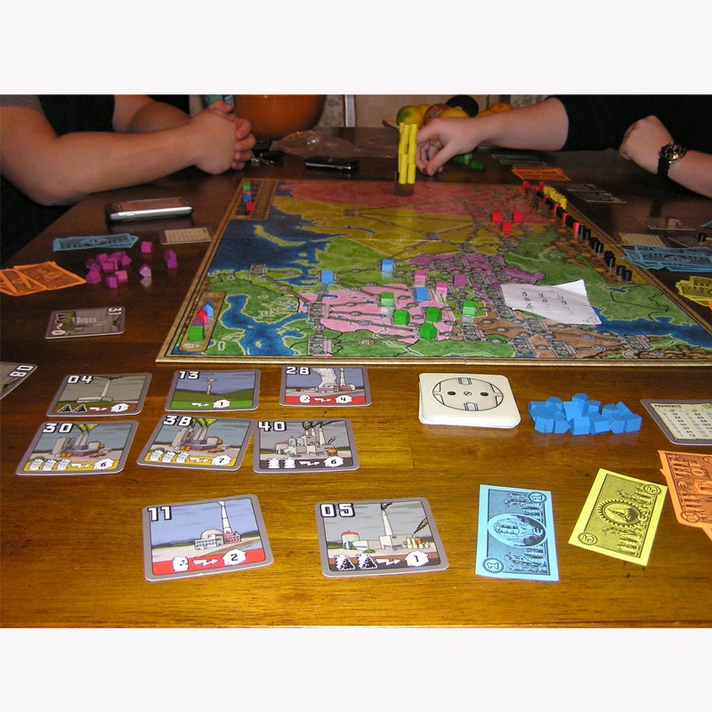 Bộ trò chơi Board game Power Grid vui nhộn a