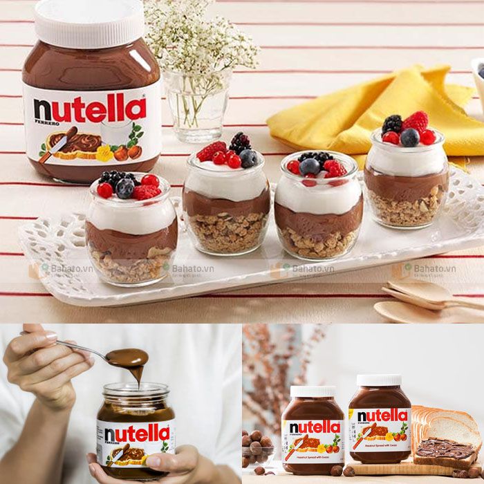 Hạt Phỉ Phết Cacao Nutella 750gr- Hũ thủy tinh