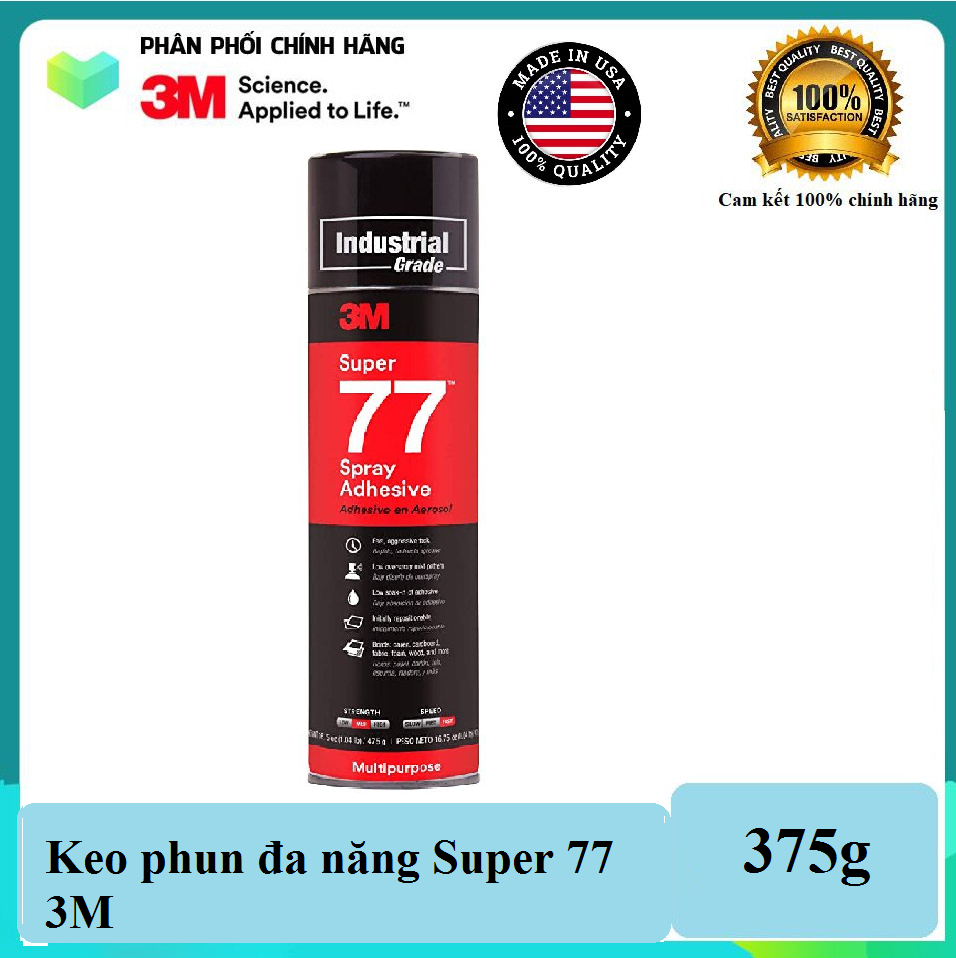 Keo phun xịt đa năng loại tốt 3M Super 77