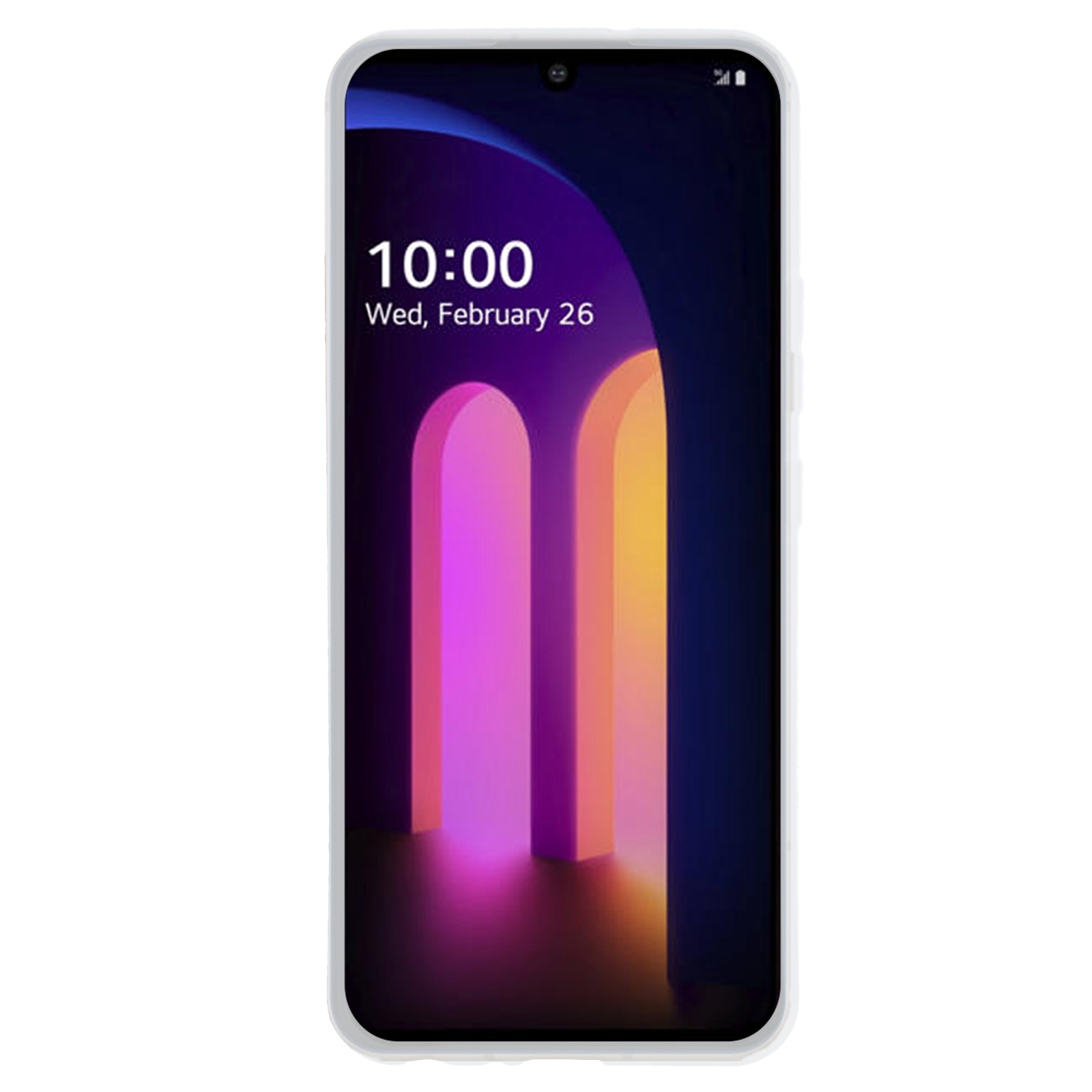 (Ready Stock)For LG V60 ThinQ 5G TPU Phone Case(Transparent White)