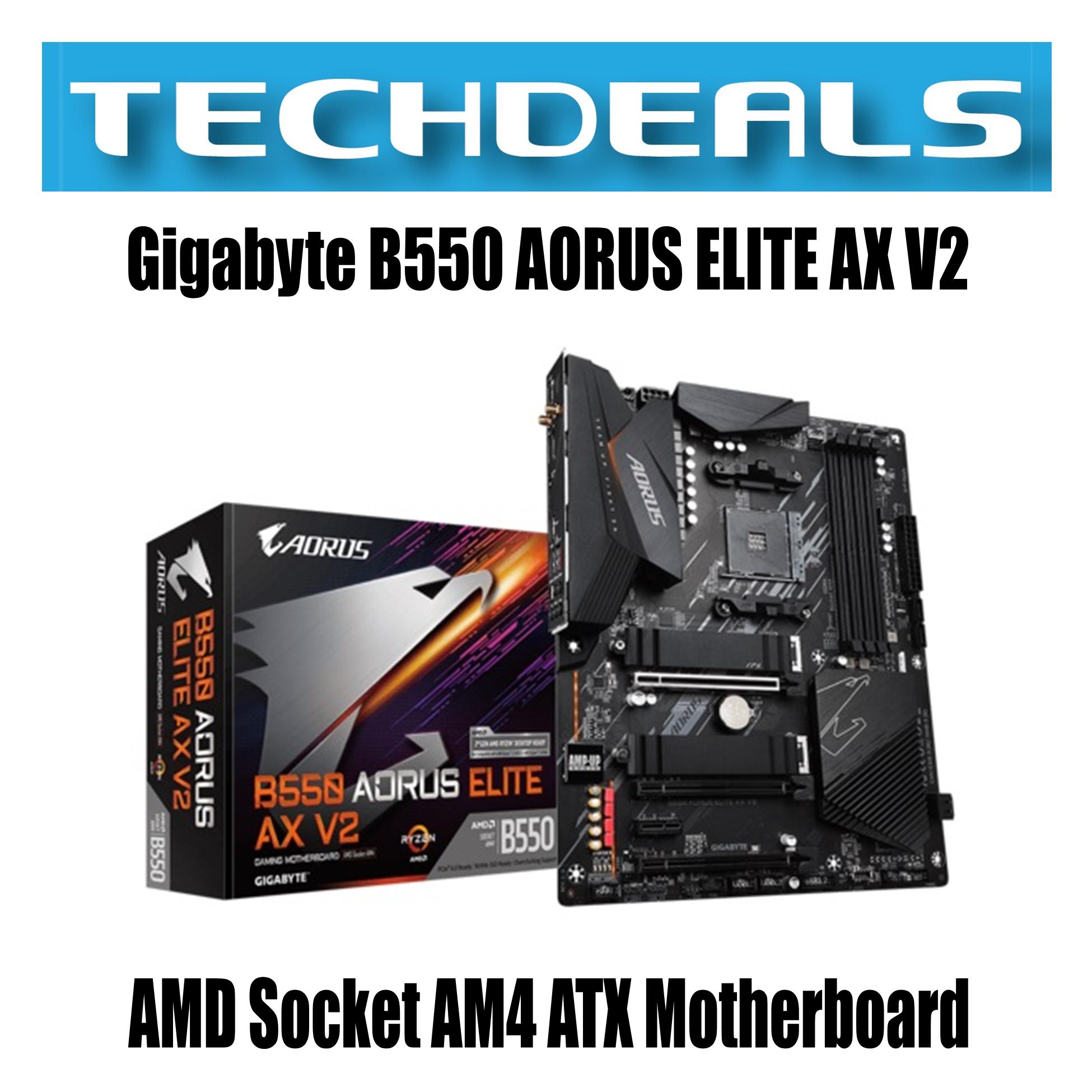 Gigabyte B550 AORUS ELITE AX V2 AMD Socket AM4 ATX Motherboard Lazada Singapore