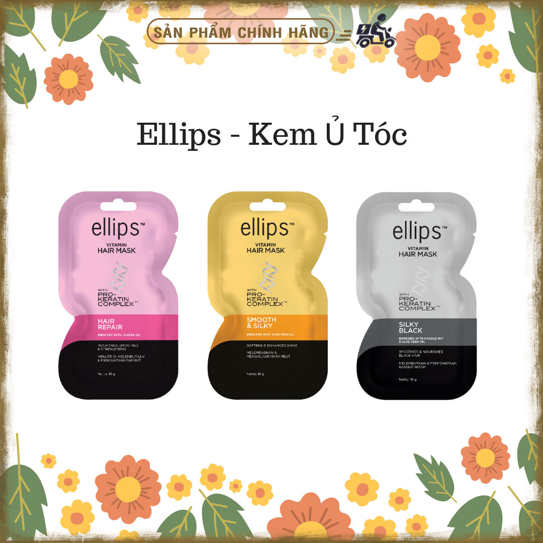 Kem Ủ Tóc Ellips Vitamin Hair Mask with Pro-Keratin Complex (18g)