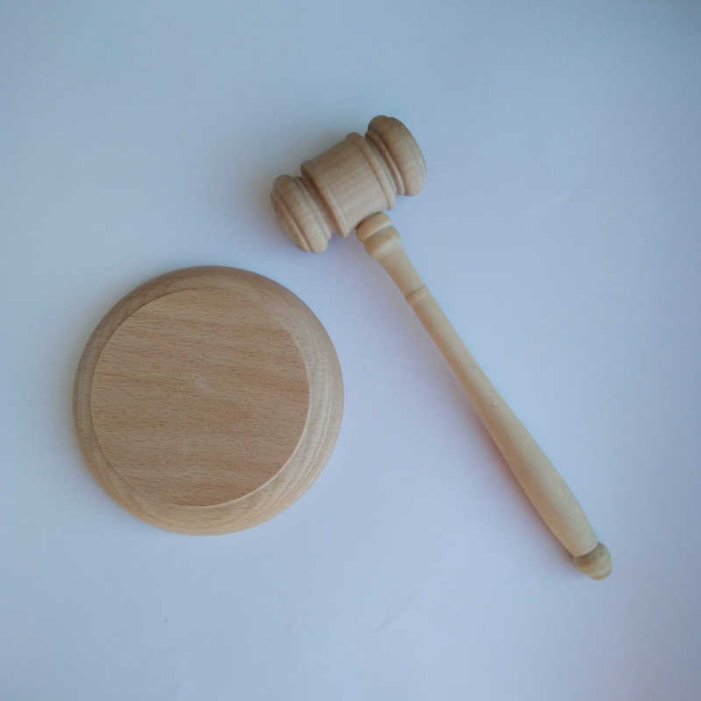 Adyqku0dh bằng gỗ búa búa thẩm phán và sỏi búa gỗ thủ công búa và bộ khối đấu giá thẩm phán gavel