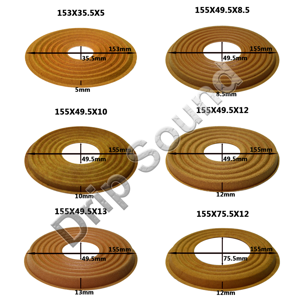 Damper%20Spider%20Speaker%20Subwoofer%20Speaker%20155x75.5/2pcs%5D%20Size%20%5BBest%20153x35.5/155x49.5mm%20Elastic%20Wave%20Bass%20Repair%20-%20Image%202