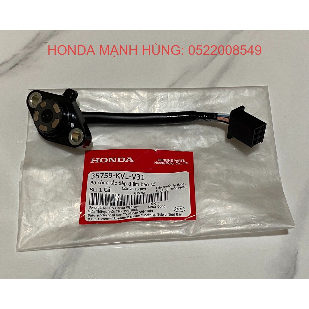 Bộ công tắc tiếp điểm báo số Future NEO, 125 chính hãng Honda
