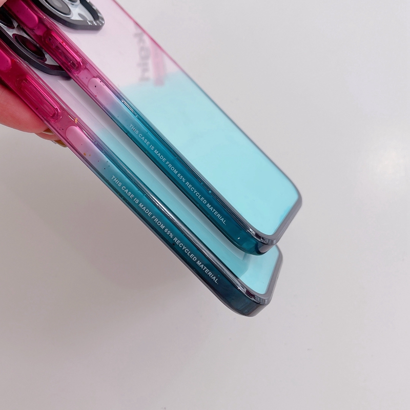 Original Casetify Gradient Cotton Candy Solid Color Hard impact Case Cover For iPhone 11 12 13 14 15 Pro Max Casing