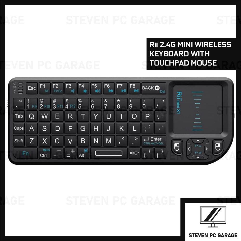 Riitek Rii X1 2.4G Mini Wireless Keyboard with Touchpad Mouse