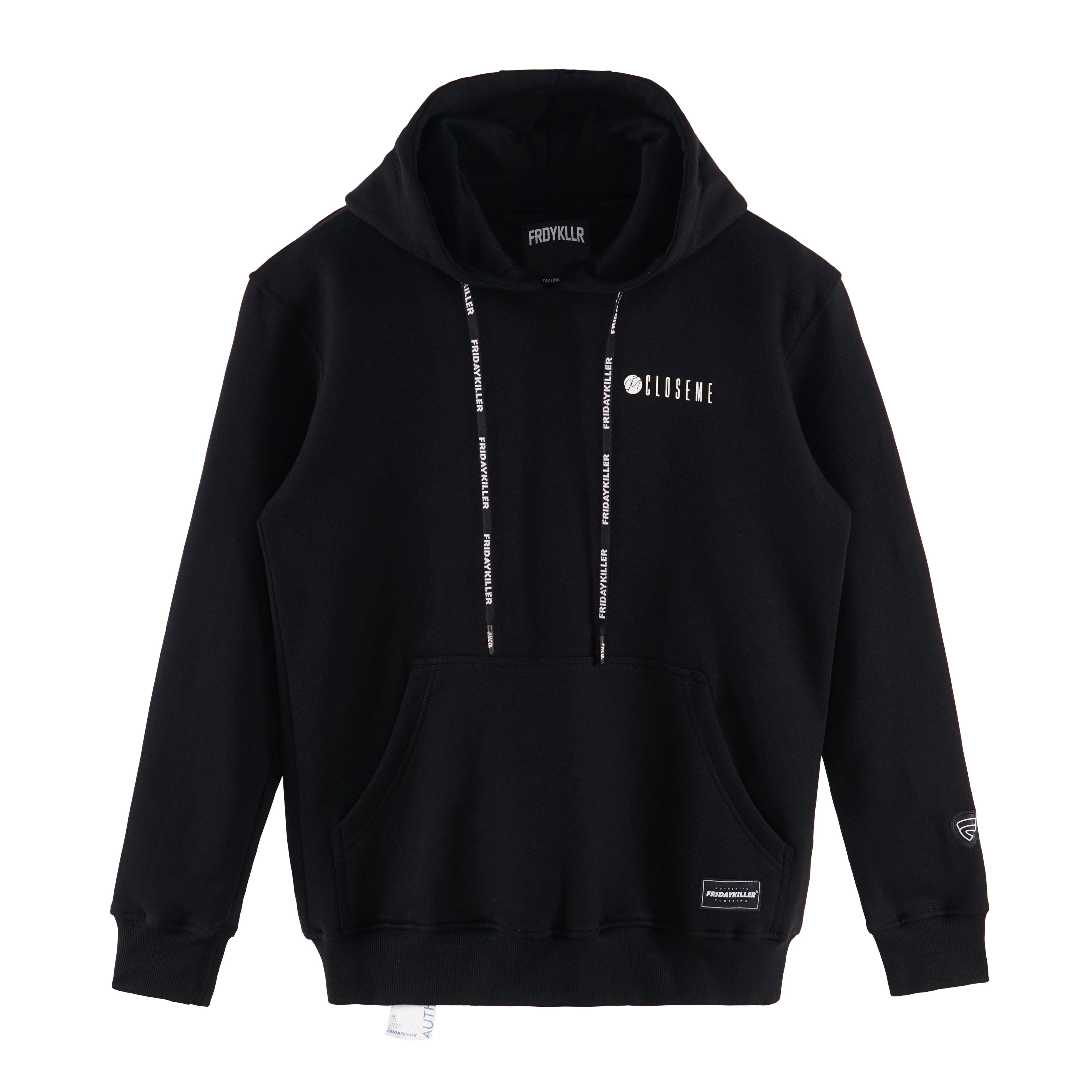 JAKET HOODIE FRIDAY KILLER X CLOSE ME CLOSED LUCID #2 BLACK HOODIE