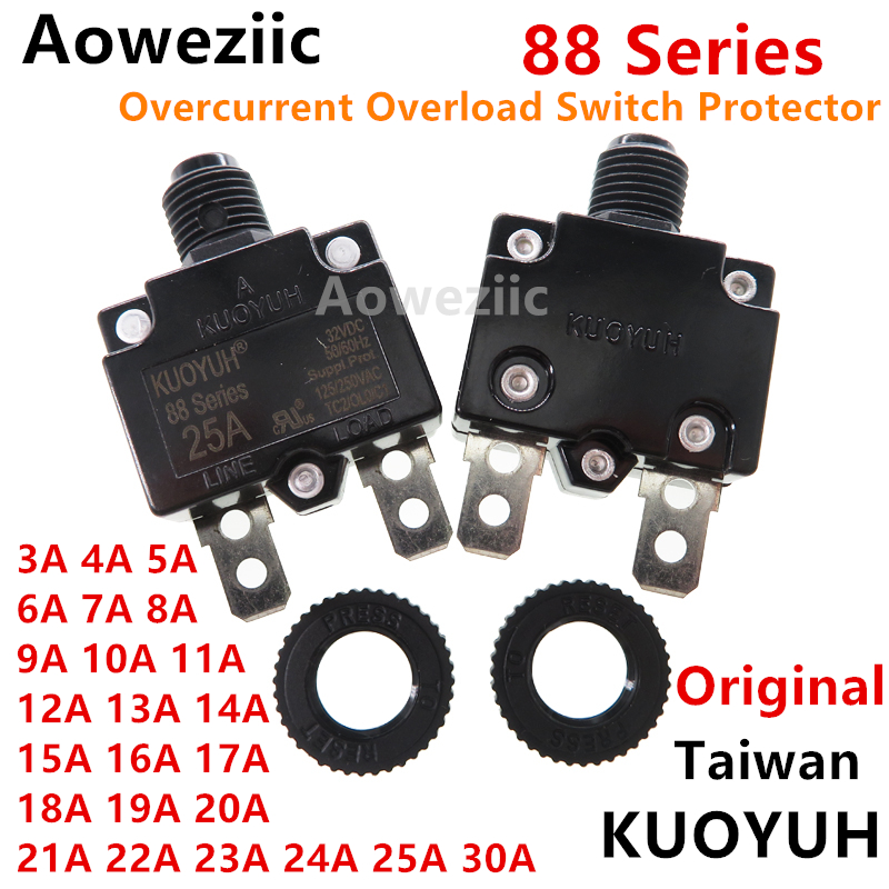【Storewide Sale】 88 Series Breaker Current Overload Protector 3A-22A.