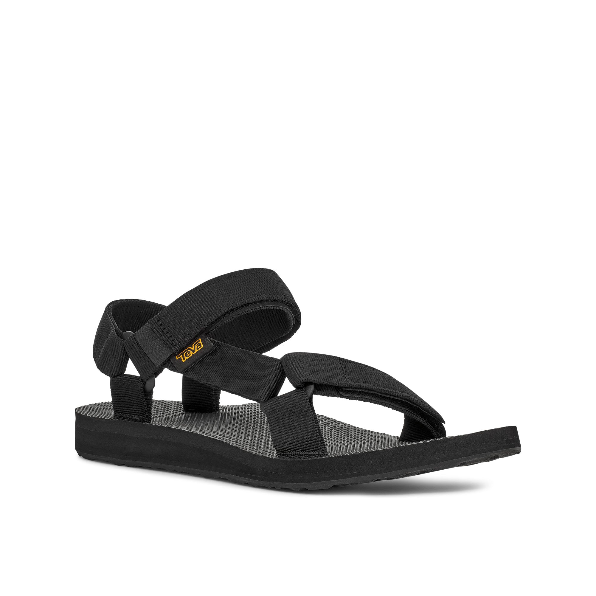 plain black tevas