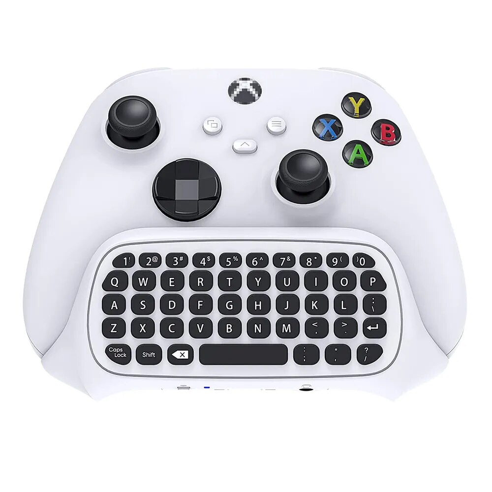sought-after Wireless 2.4Ghz Mini Controller Keyboard Gaming Chatpad with Audio/Headset Jack for Xbox Series X/S Controller Accessories