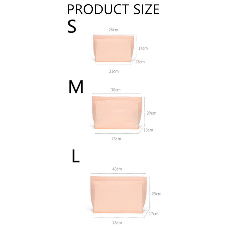 ELACCENT túi đựng đồ makeup túi đựng đồ trang điểm Túi đựng hộp cầu chì đựng mỹ phẩm hình bánh bao túi du lịch đa năng siêu nhẹ túi trong túi lót