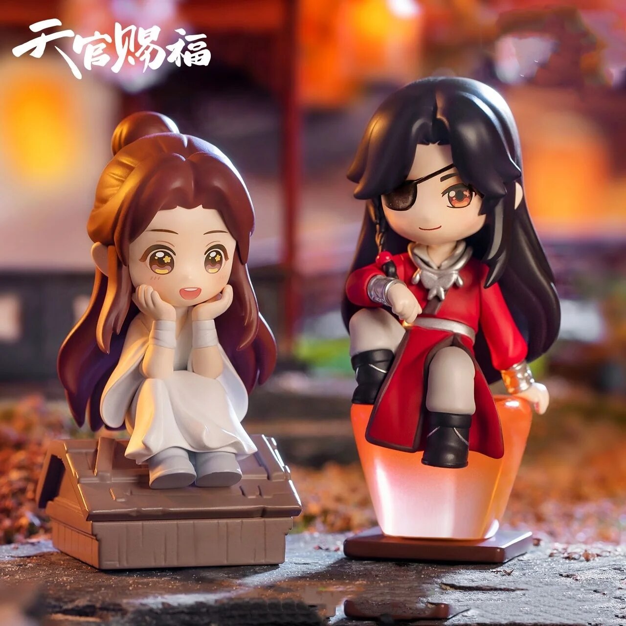 Genuine Box Heavenly Official Blessing Blind Box Toy Xie Lian Hua San Lang To Meet You Series Action Figures Model
