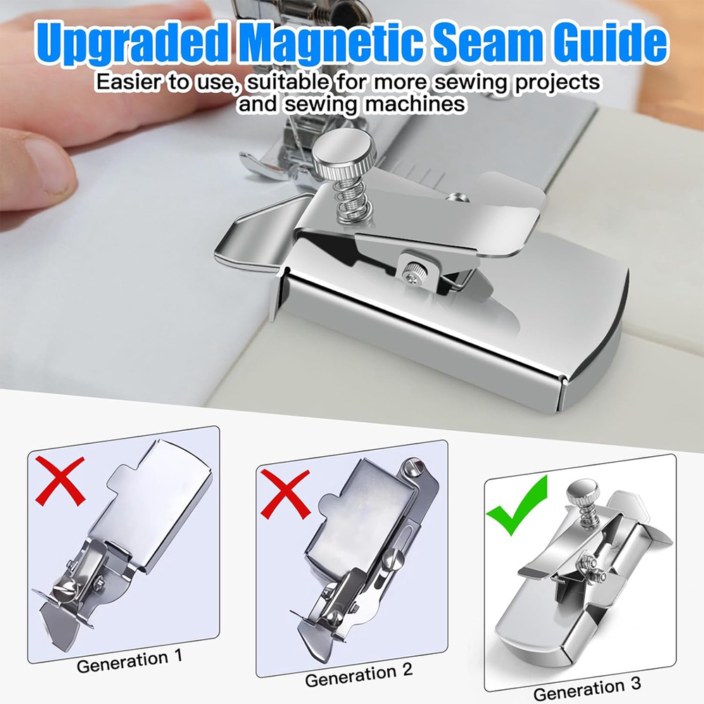 Seam Guide for Sewing Machine, Sewing Guide with Clip