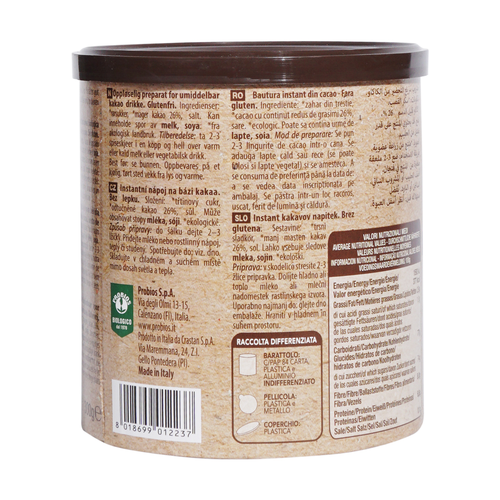 Bột Cacao hữu cơ 300g ProBios phỐ thẢo mỘc