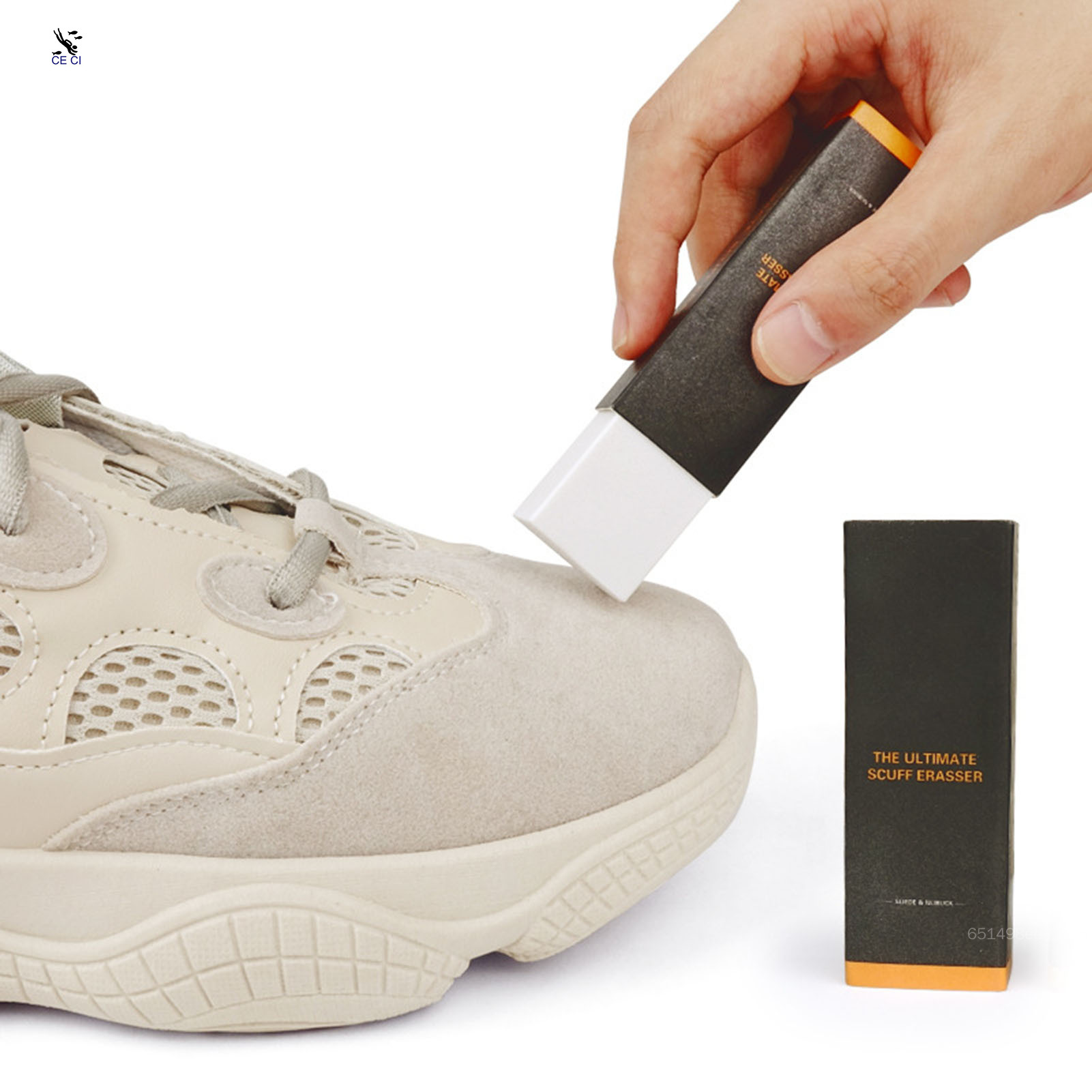 Shoe Brush Stain Remover Eraser No Harm to Shoes Effective Stain Removal Suitable for Sneakers Boots CE-MY