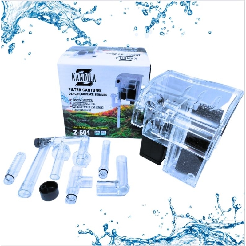 Pompa aquarium filter gantung Kandila Z 501