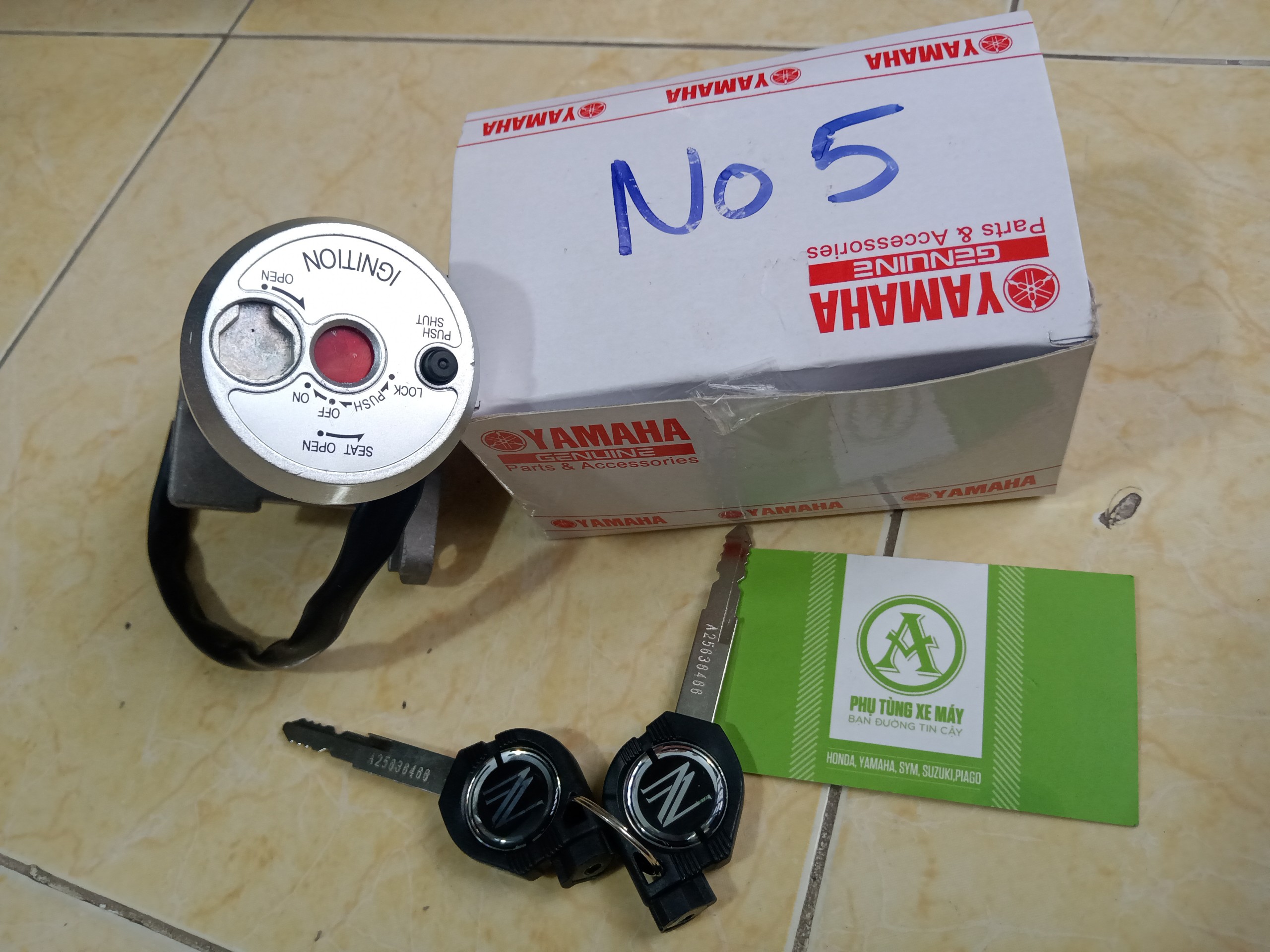 Bộ ổ khoá xe nouvo 5/6