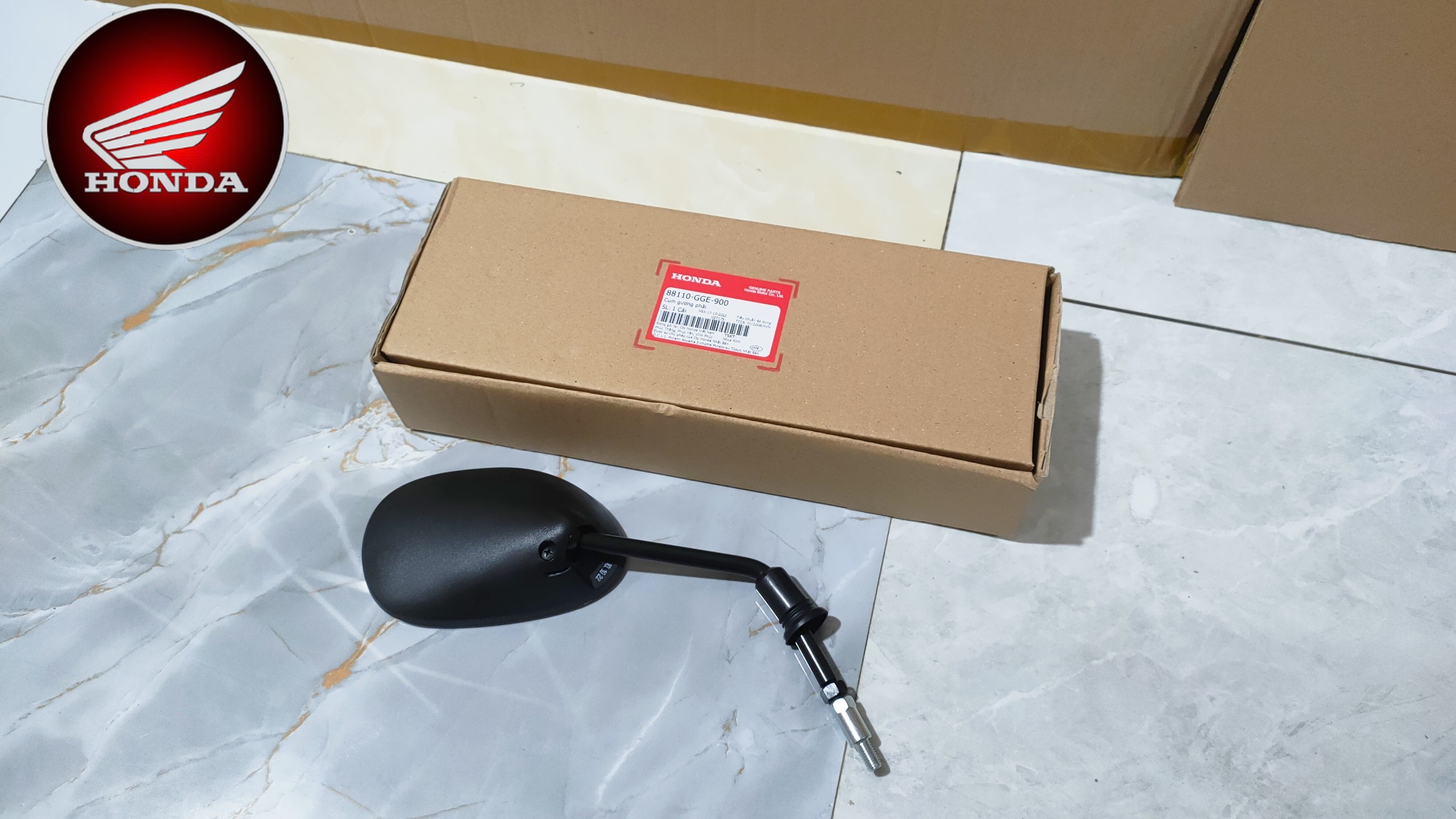 Cụm gương phải có ốc chân Lead 110 (88110GGE900)