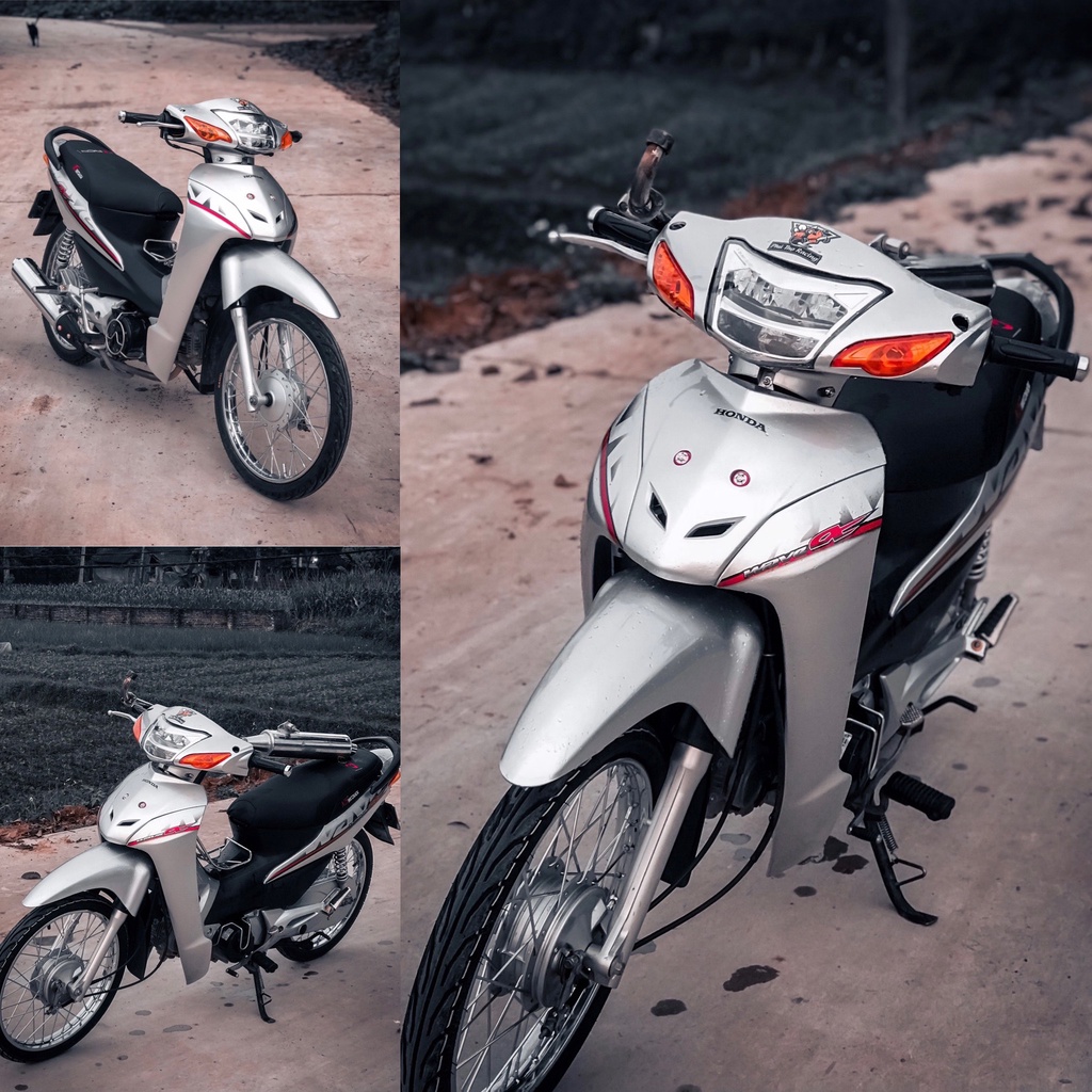 BỘ VỎ NHỰA Wave Alpha 100 - Wave 50cc - Wave Rs ( kèm tem ) MÀU ĐỘ