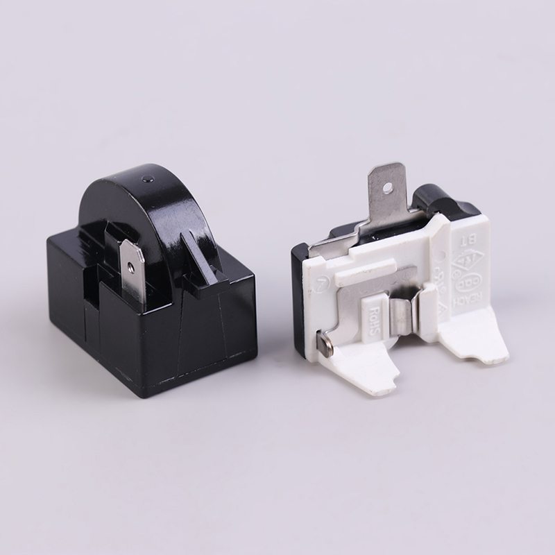 Akabs 2PCS QP2-4.7 PTC Starter Relay Refrigerator Starter Relay And Overload Protector