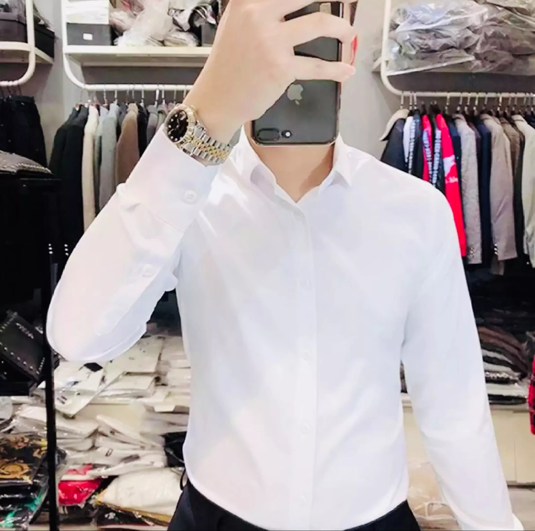 [HCM]ÁO SƠ MI CÔNG SỞ NAM TÍNH LỊCH LÃM