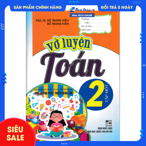 Sách tham khảo - vở luyện toán lớp 2 - tập 1 - newshop