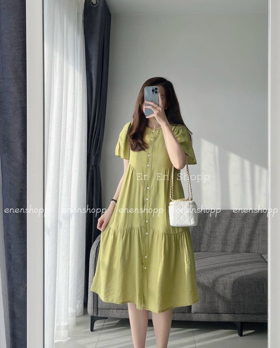 ĐẦM DÁNG SUÔNG CAO CẤP FORM DƯỚI 70KG-Váy Suông Hè Mềm Mát-mẹ bầu bon chen thoải mái