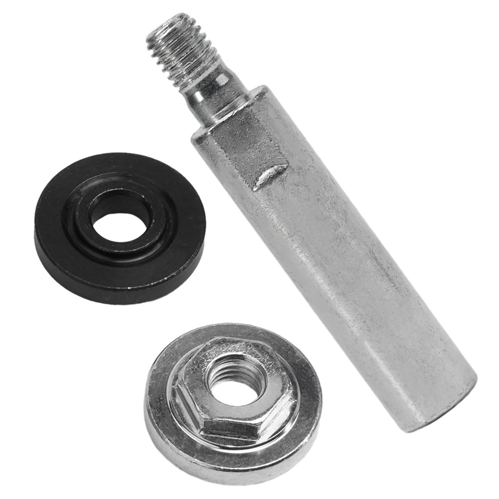 1/3 PCS Silver Angle Grinder Extension Connecting Rod M10 Thread Adapter Extension Shaft