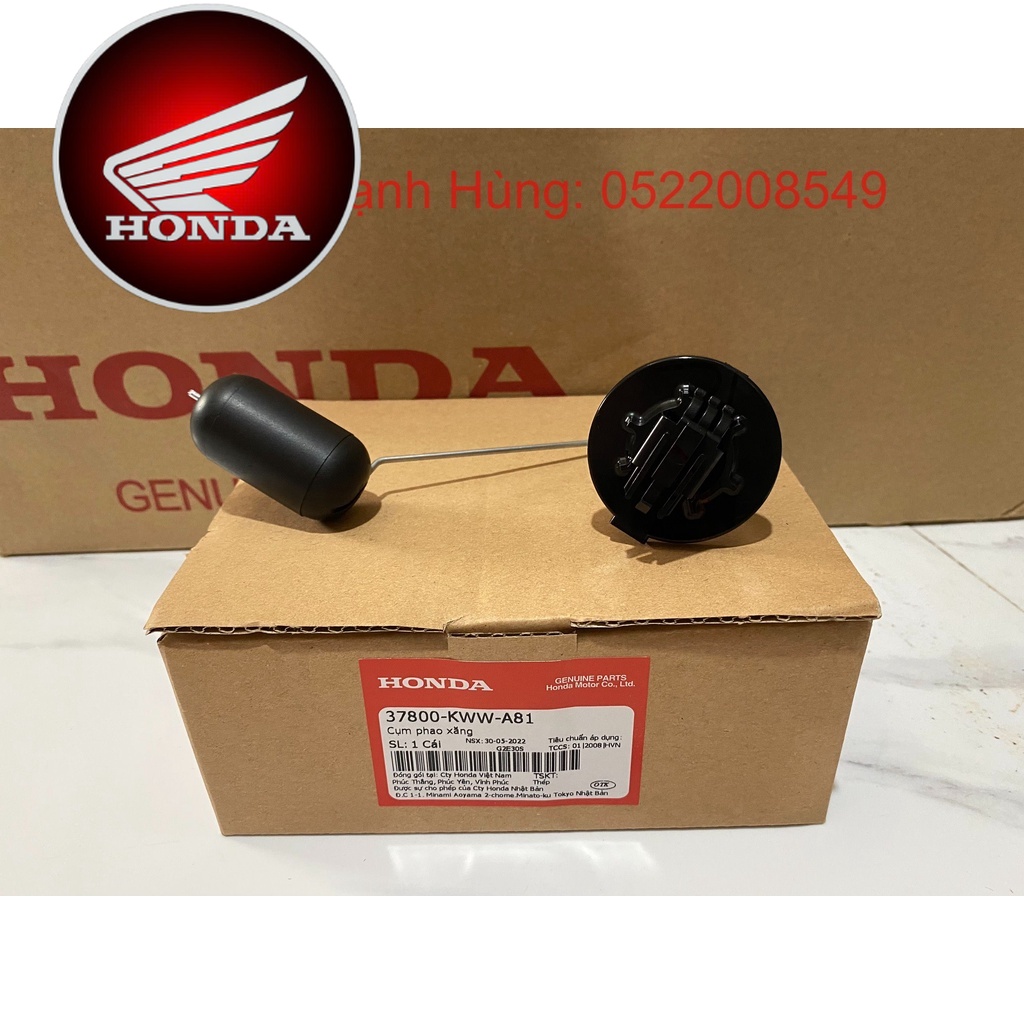 Phao Xăng Wave RSX 110 không FI, Wave S110 đời 2013-2014 (37800KWWA81)