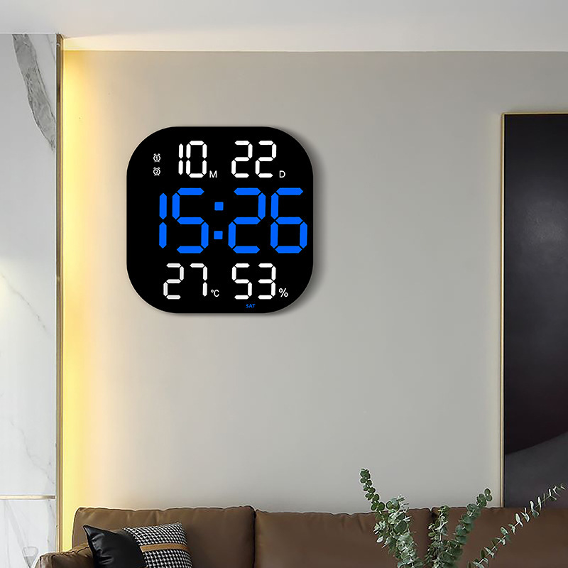 Wall clock Creative large electronic clock living room countdown timer Gym wall clock led acrylic decoration