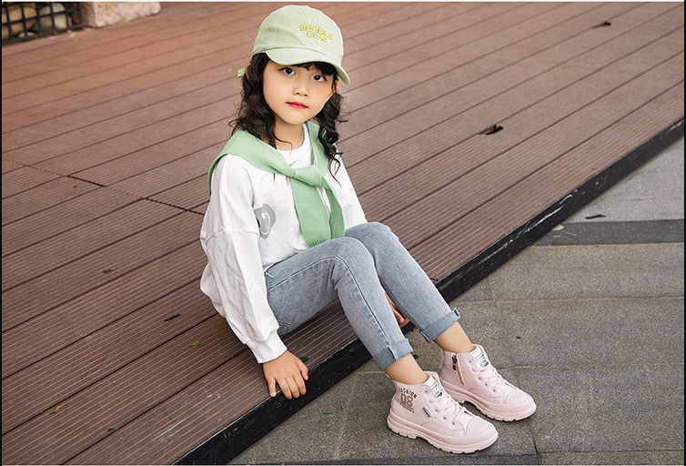 Giày bốt bé gái, giày cao cổ bé gái - Mẫu mới SD73