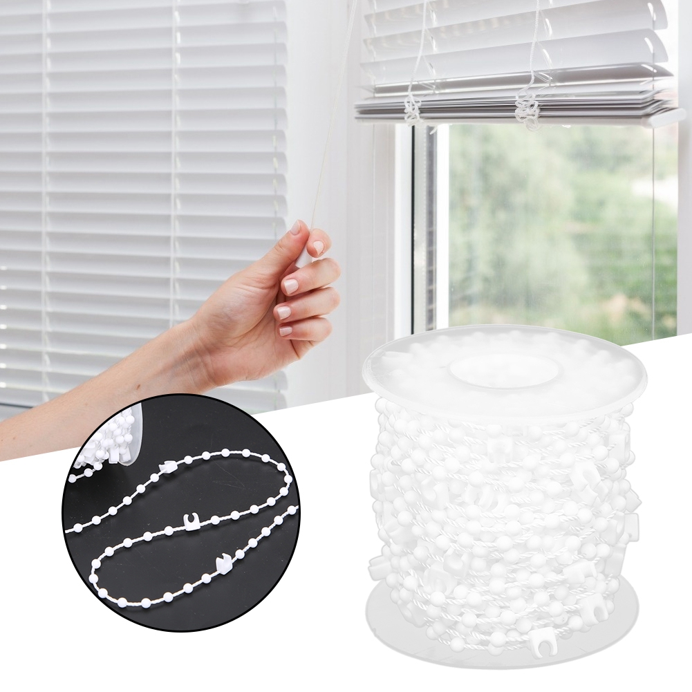 Blind Beaded Chain Blind Bottom Link Chain Roller Blind Fitting Blind Beaded Cord Home Roman Shade for Vertical Curtain Decoration