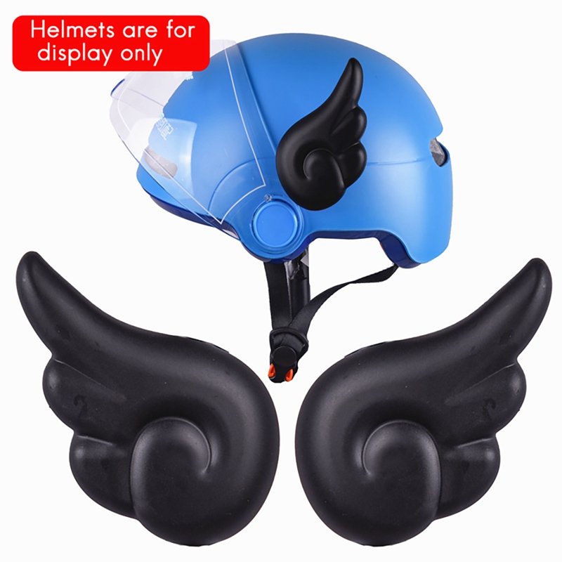 1 Pair Helmet Angel Wings Decoration for Snowboarding Skiing Biking