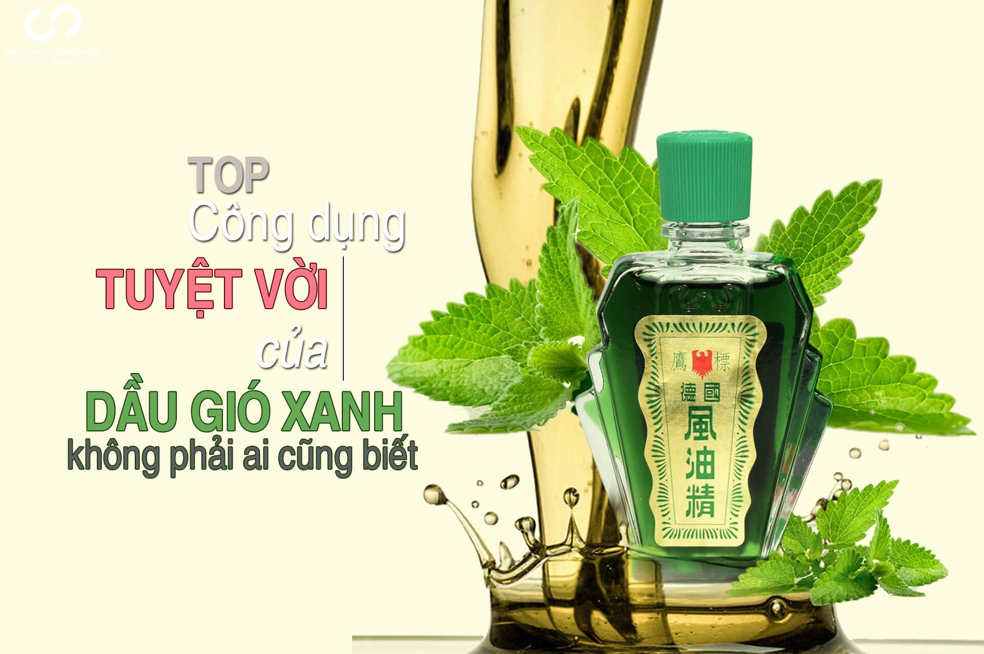 Dầu Gió Xanh 36ml Từ Mỹ - Socola Mỹ