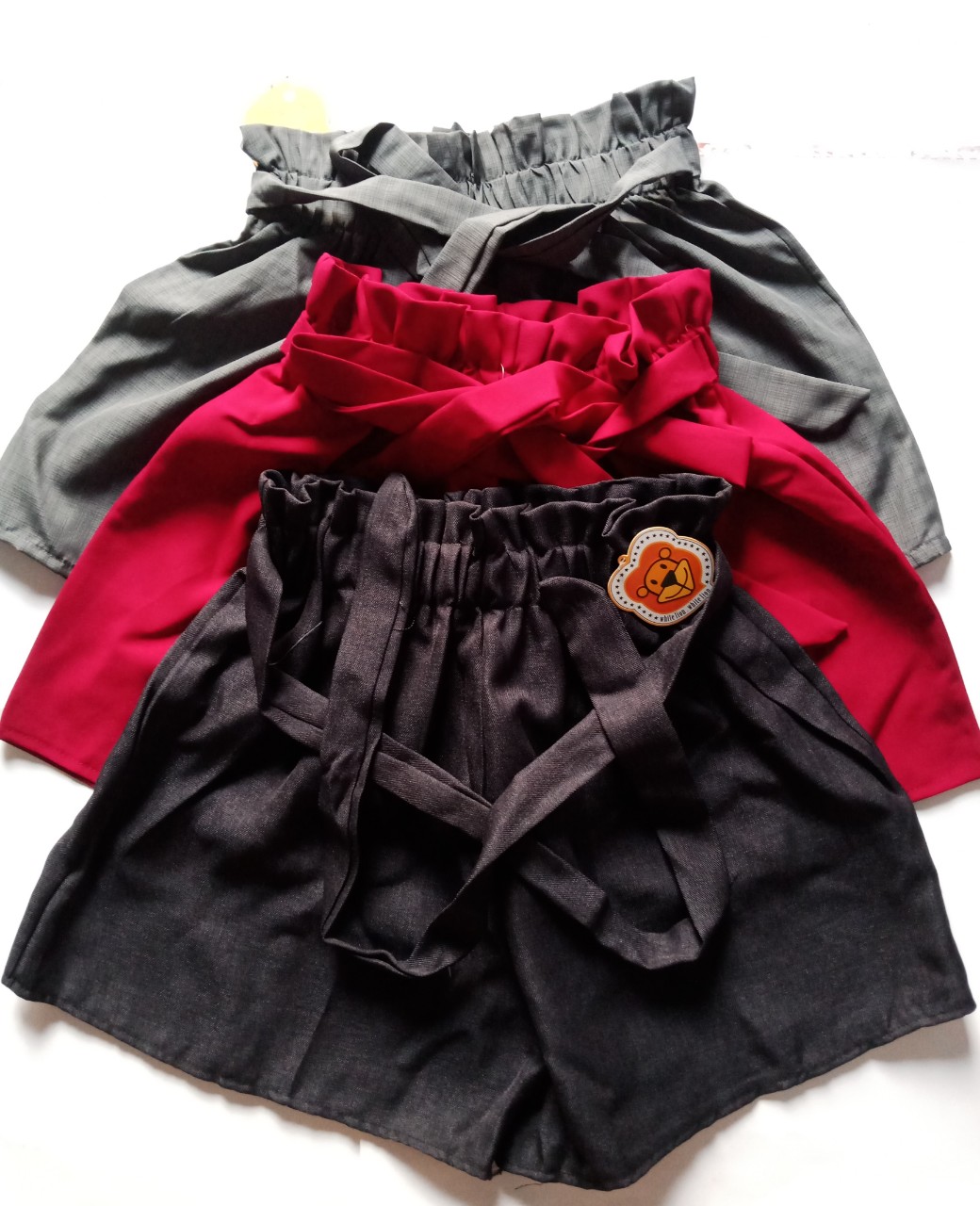 [HCM] QUẦN SHORT CỘT NƠ LƯNG CAO NỮ