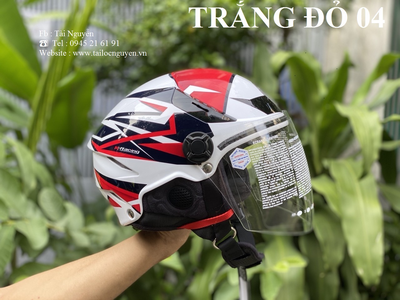 Nón Bảo Hiểm KYT PLAIN TYGER 1/2 Chính Hãng