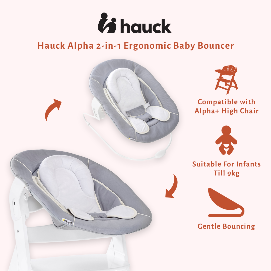 Chair Hauck Alpha In Bouncer Hauck Alpha 2-in-1 Ergonomic Baby Bouncer  Lazada Singapore