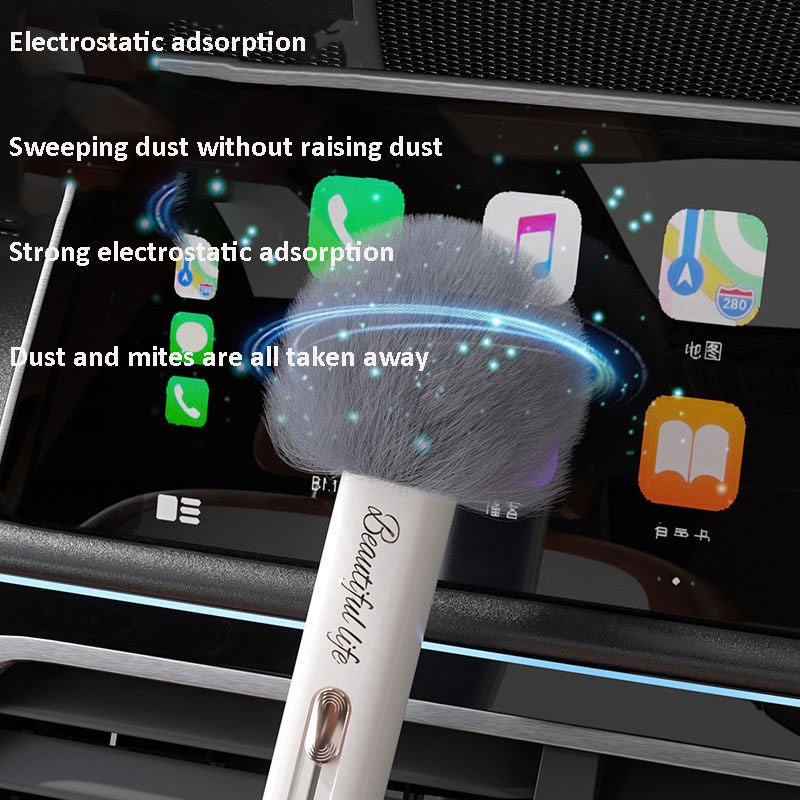 Feather duster household dust removal artifact electrostatic dust duster dust sweeping cleaning brush