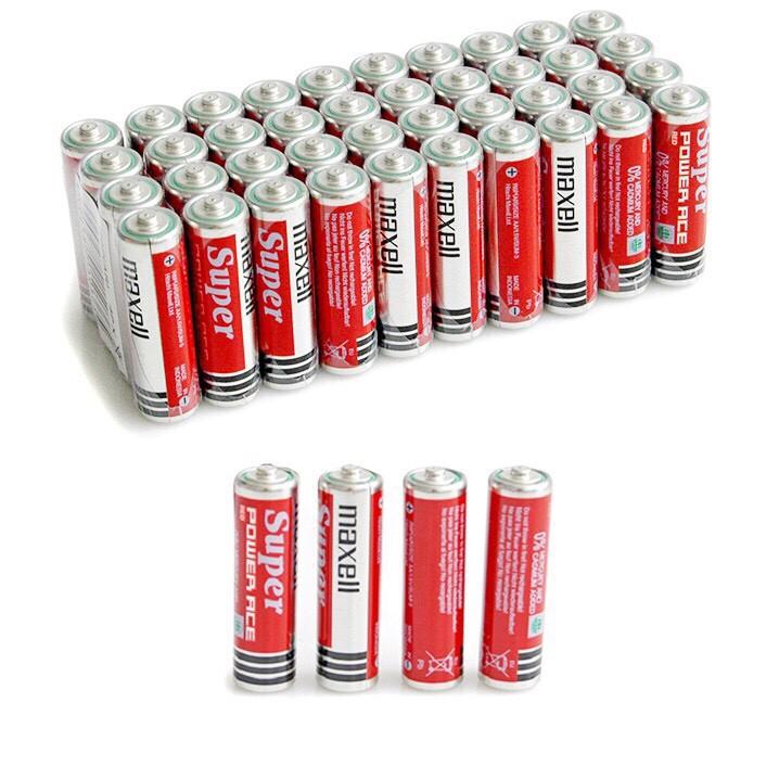 BỘ 2 viên pin MAXELL 2A (màu đỏ) (pin to)