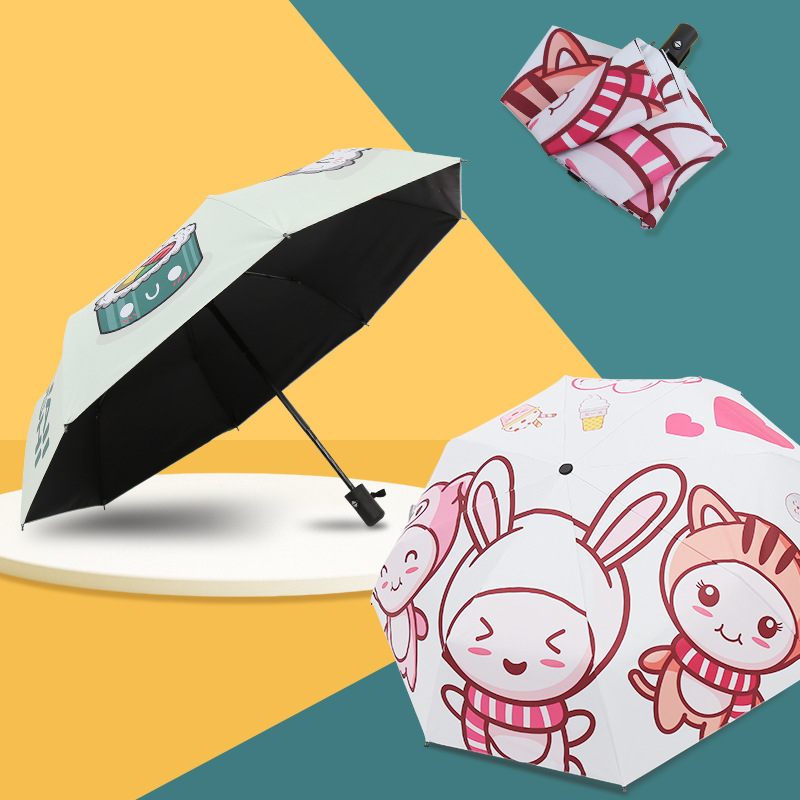 Ô dù tự động họa tiết sushi dễ thương BAG U OSUSHI158
