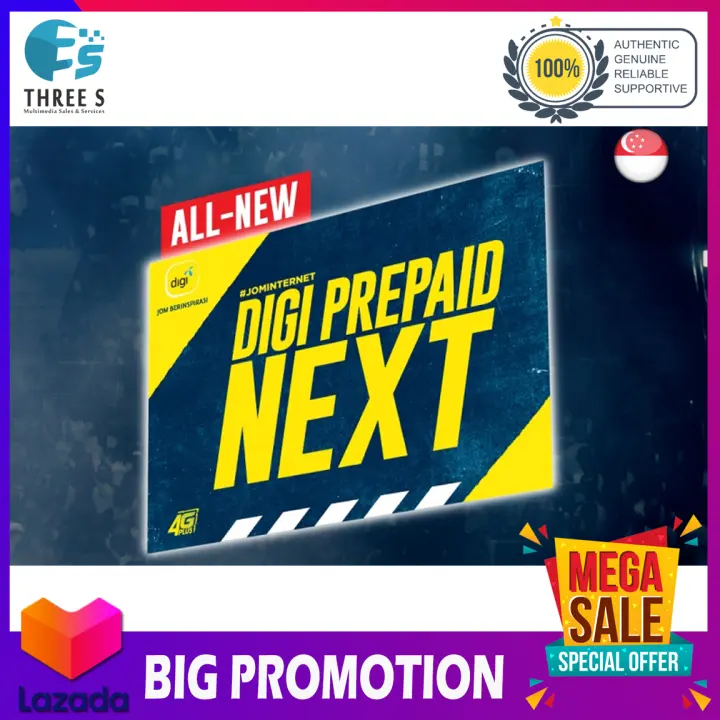 Digi Prepaid Next High Speed Unlimited Internet Unlimited Call To All Networks Malaysia Teleco Lazada Singapore