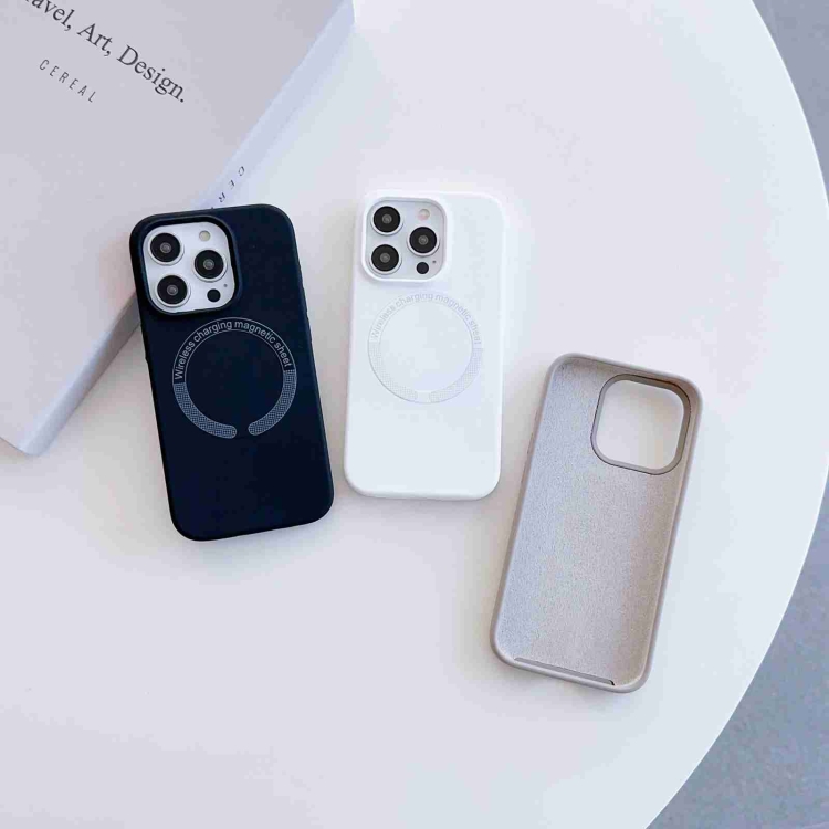 【HZSUNSKY】 MagSafe Magnetic Liquid Silicone Phone Case For iPhone 11/iPhone 12/iPhone 12 Pro/iPhone 12 Pro Max/iPhone 13/iPhone 13 Pro/iPhone 13 Pro Max/iPhone 14/iPhone 14 Plus/iPhone 14 Pro/iPhone 14 Pro Max/iPhone 15/iPhone 15 Plus/iPhone 15 Pr