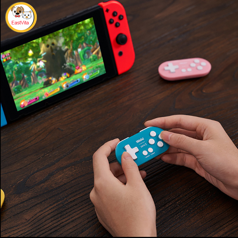 8bitdo Zero 2 Wireless Bluetooth-compatible Gamepad Mini Handle Game Controller Mobile Computer Painting Ns Game Joystick