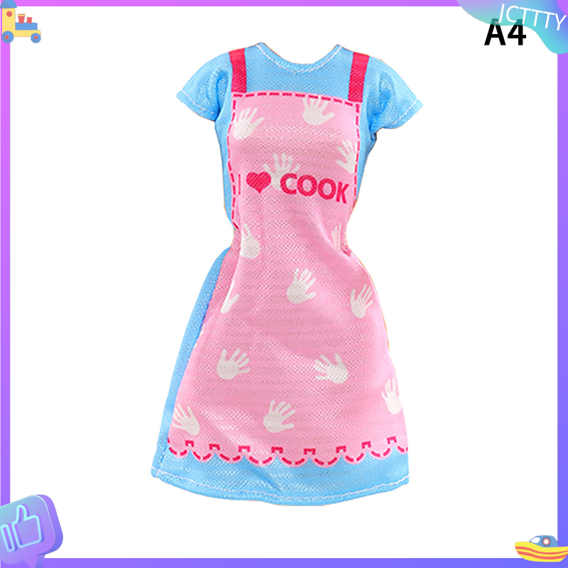 🎁 JCTTTY 🎀 1PC búp bê thu nhỏ búp bê váy ngắn áo mùa hè mặc quần áo cho búp bê 30cm quần áo thời trang
