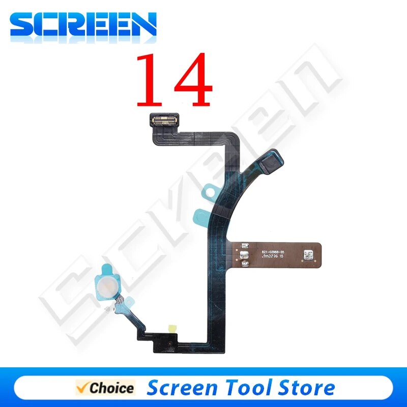 1pcs Proximity Distance Ambient Flash Light Sensor LED Flex Cable Repair Parts For iPhone 12 13 14 plus Pro max Repair Part. 