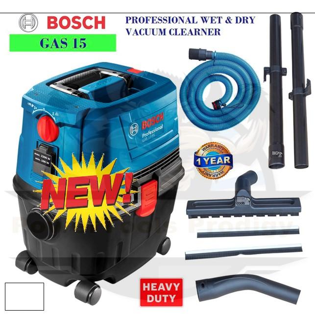 BOSCH GAS 15 VACUUM CLEANER / WET AND DRY VACUUM CLEANER / GAS 15