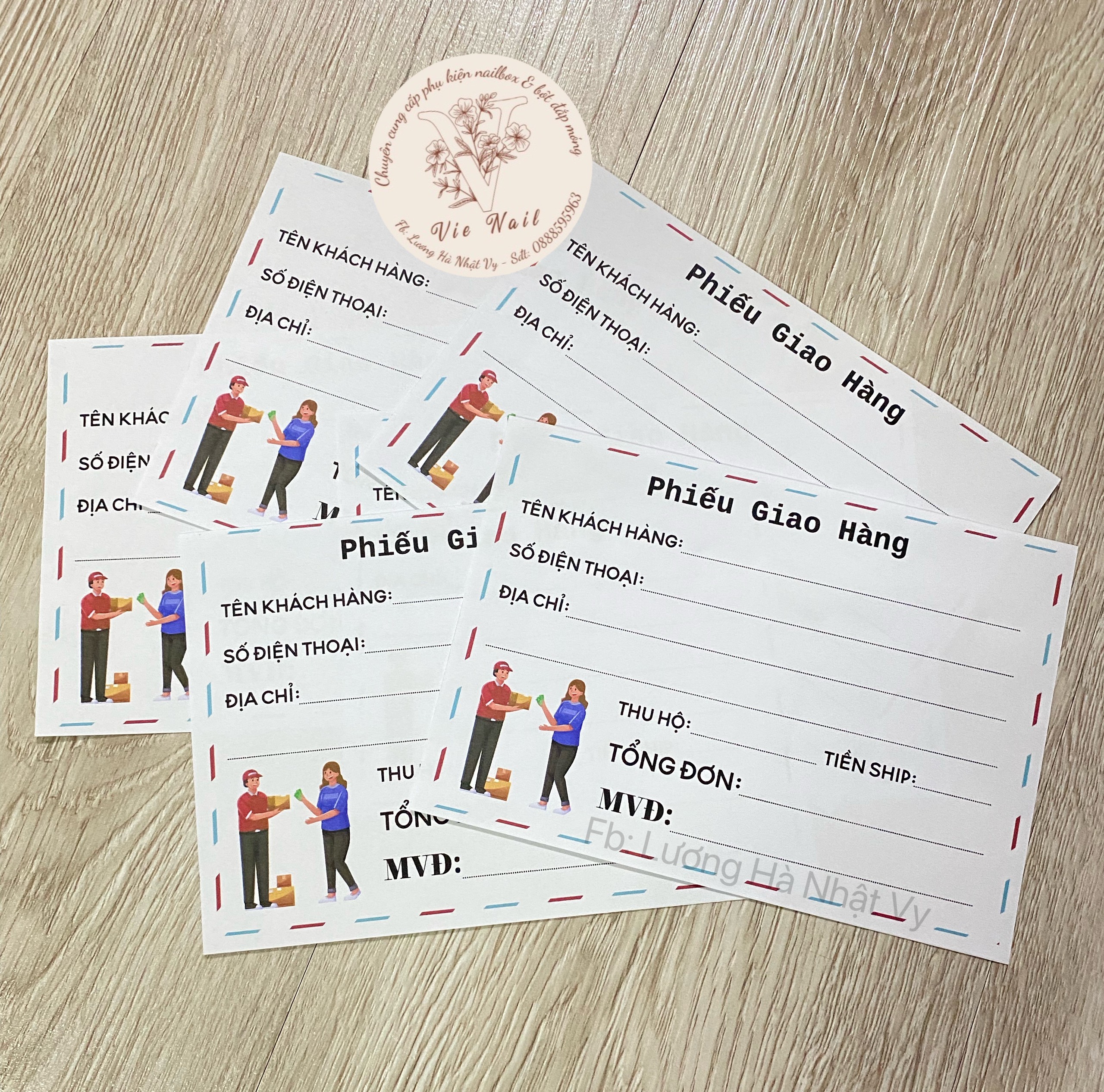 50 Phiếu Giao Hàng/ Phiếu Ship Hàng