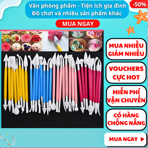 Dụng cụ tạo hình đất sét 8 món tiện lợi , Dụng cụ điêu khắc đất sét đủ chức năng , Bộ tạo hình đất sét 16 chức năng tiện dụng , Bộ dụng cụ nặn đất sét 16 chức năng , Tạo hình đất sét 8 món dễ dàng tiện lợi , Nguyễn Thùy Store